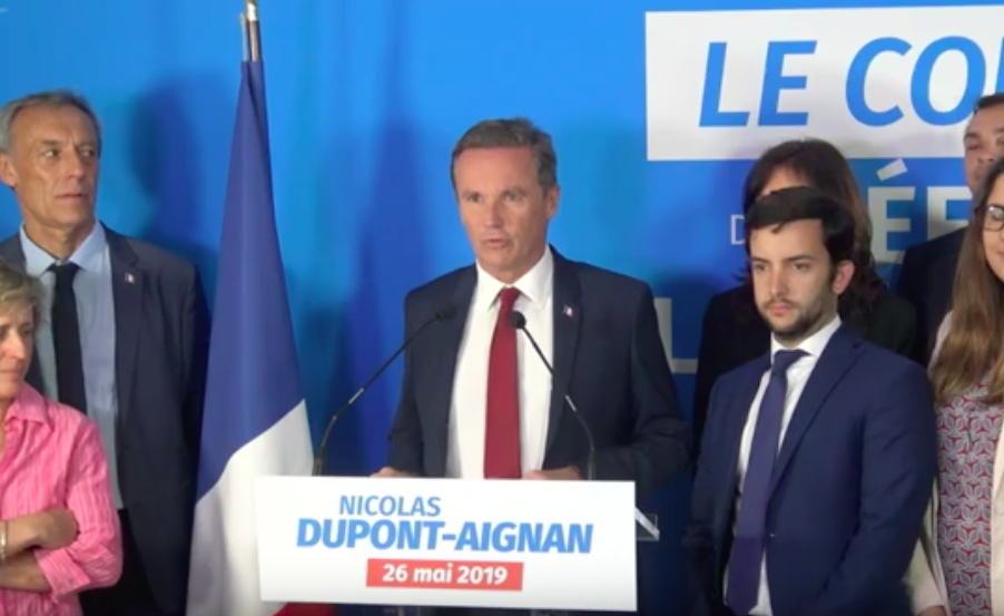 Elections Européennes 2019 : discours de Nicolas Dupont-Aignan